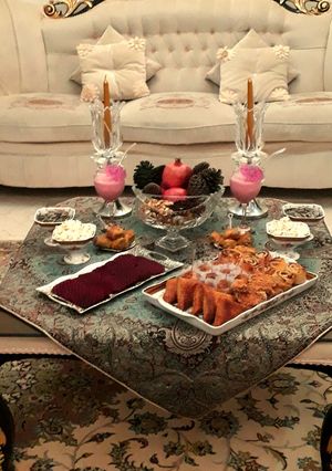 عکسی از دستور یلدای دونفره ما(یلدا ۱۴۰۰)