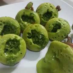 A picture of Kue Cubit Double Greentea recook Ci Tintin Rayner.