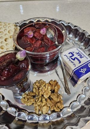 عکسی از دستور مربا توت فرنگی