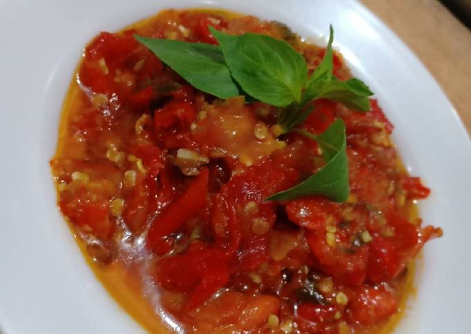 Resep Sambel tomat rebus Anti Gagal