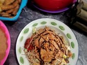 Gambar ketoprak bihun jagung