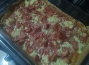 Una foto de Pizza sin levadura