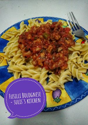 Foto resep Fusilli Bolognese #BikinRamadanBerkesan