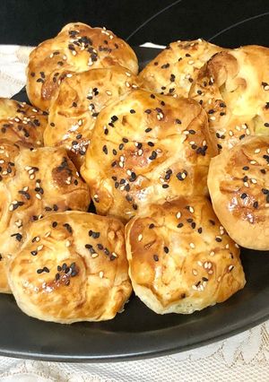 Une photo de Mini tartes pomme de terre - feta