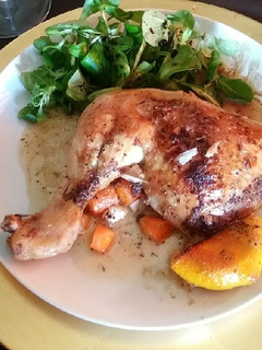 Una foto de Pollo asado al horno
