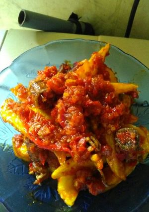 Foto resep Sambel cumi asin kentang