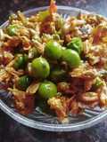 Drumstick flower  and peas bhaji
