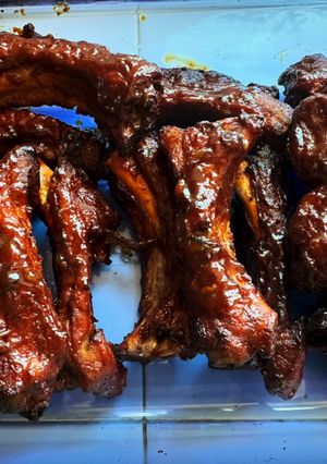 A picture of BBQ Pork Ribs (Insta Pot & Air Fryer).