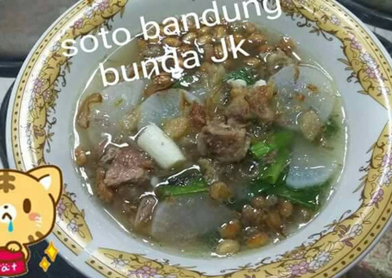 Soto bandung ala bunda Jk