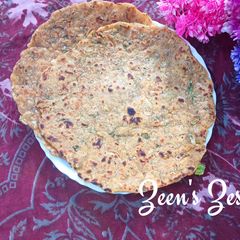 A picture of Radish Parathas.