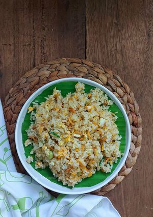 Foto resep Nasgor Teri Daun Jeruk