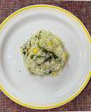 Arroz blanco con chile poblano