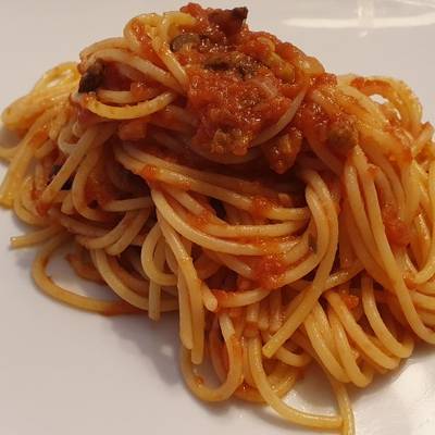 Spaghetti de légumes à la pizzaïola