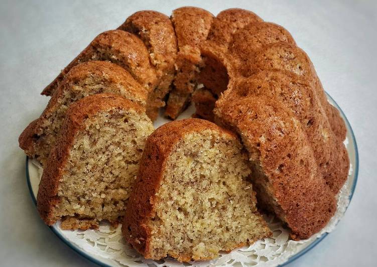 Eggless banana cake #bandung_recookniabayens