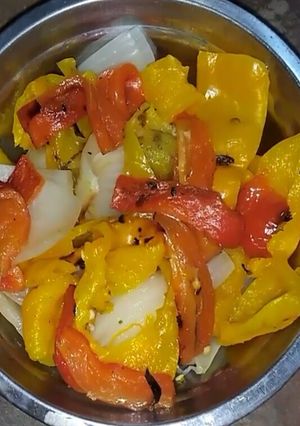Una foto de Verdura asada