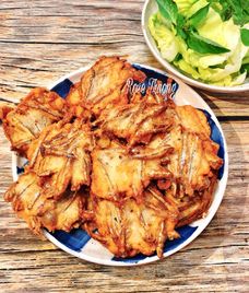 cá cơm tươi chiên bột