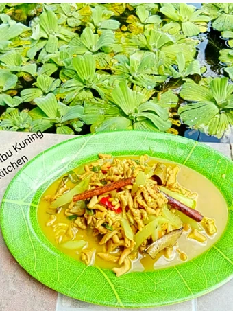 Cara Mudah Membikin Resep Usus ayam bumbu kuning yang Lezat Sekali Anti Ribet, Sempurna