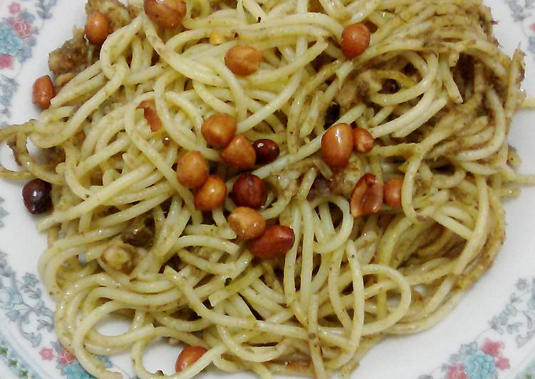Spagetti rendang udang