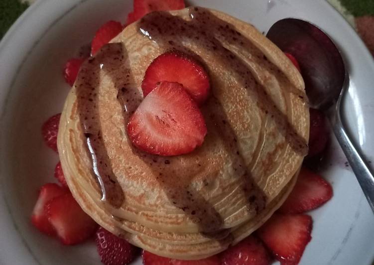 Pancake simple untuk sarapan
