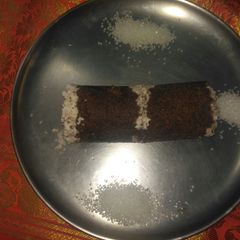 A picture of Ragi kola puttu.