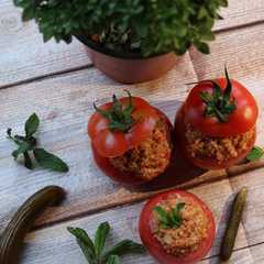 برغل على بندورة-レシピのメイン写真