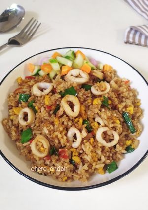 Foto resep Nasi Goreng Seafood