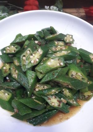Foto resep Okra tumis terasi
