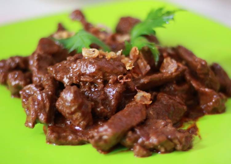 Rendang khas padang #KitaBerbagi