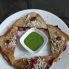 A picture of Healthy Veg Tava toast Sandwich.