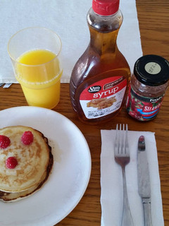 Una foto de Pancakes de Avena y banana