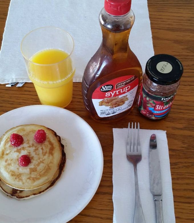 Una foto de Pancakes de Avena y banana