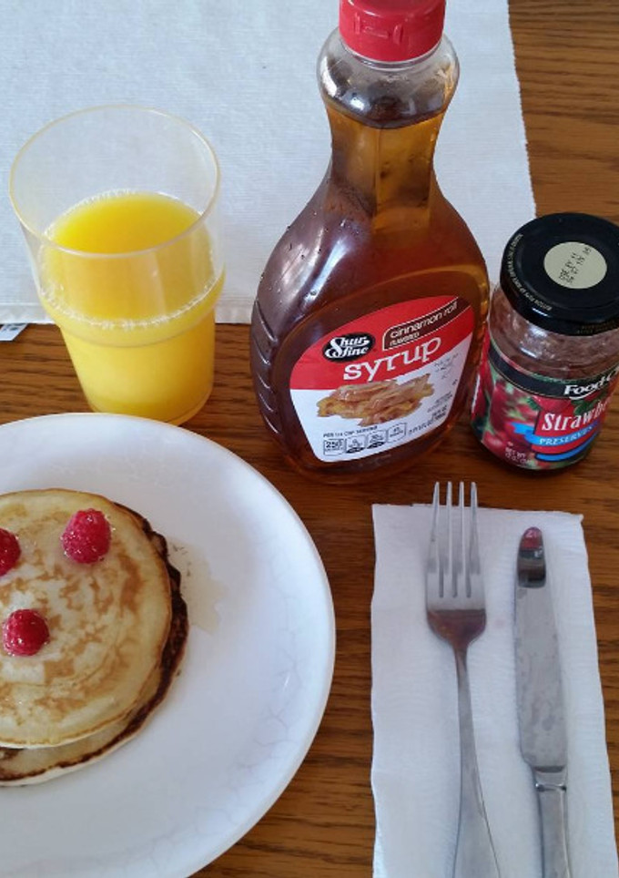 Una foto de Pancakes de Avena y banana