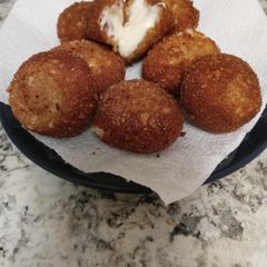 A picture of Cinnamon cheesecake bites.