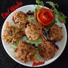 Chana Dal wada/Chana palak dal wada both recipe in one A picture of Chana Dal wada/Chana palak dal wada both recipe in one.