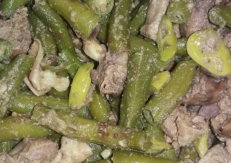 Cara Gampang memasak Oseng buncis ati ampela, Enak Banget