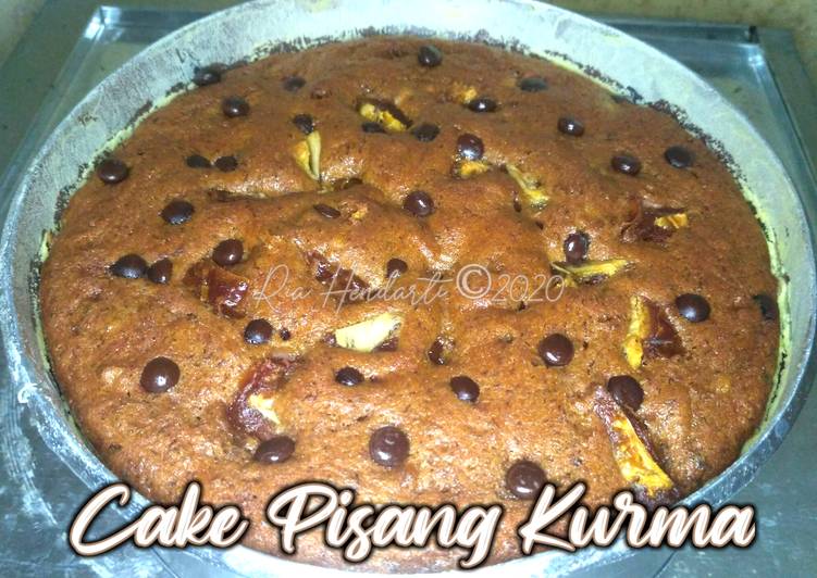 Cake Pisang Kurma Enak, Lembut, Mudah banget dibuatnya 💕