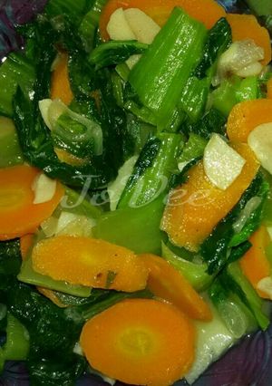 Foto resep Tumis Sayur Pokcoy Wortel