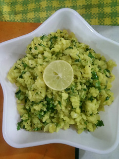 A picture of Onion Poha.