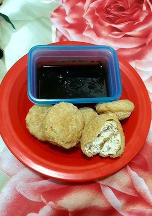 Foto resep Tahu goreng kering crispy dan sambal petis
