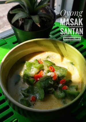 Foto resep Oyong/Gambas Masak Santan Pedas