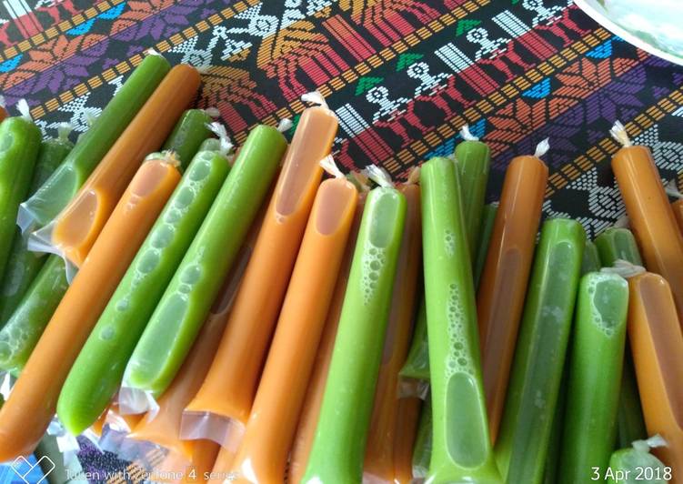 Resep Es lilin matcha dan thai tea, Bisa Manjain Lidah