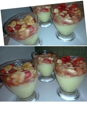 صورة لوصفة سلاطة الفواكه بالكريمة