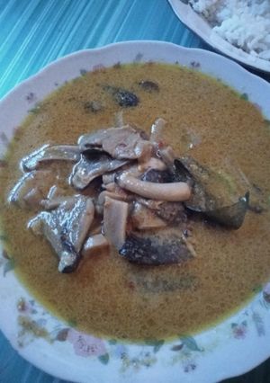 Foto resep Gulai jamur merang/sawit