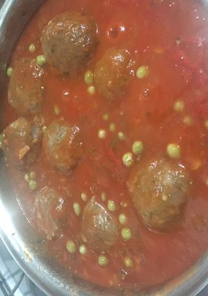 Una foto de Salsa con albóndigas