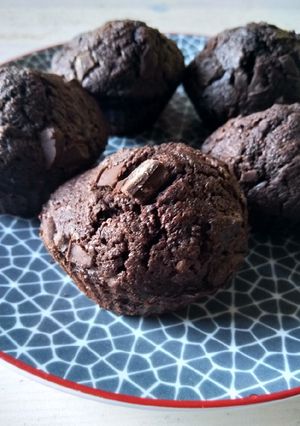 Une photo de Muffins double chocolat inspiration Starbucks