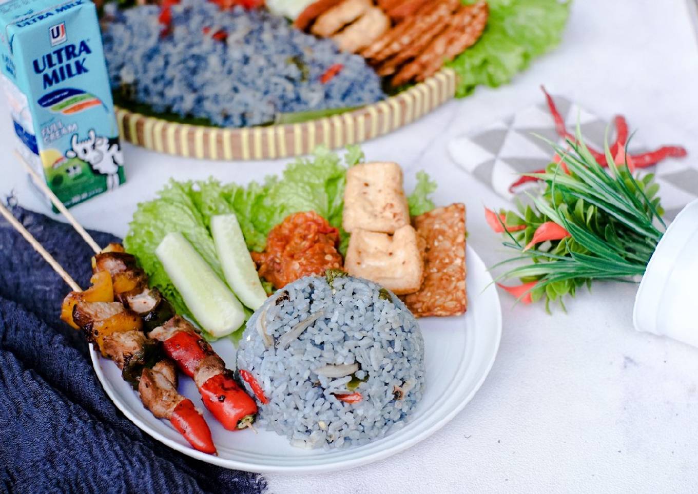 #206 Nasi Duwet(Uduk dan Liwet) Bunga Telang