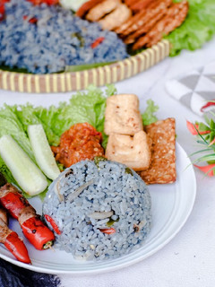 Foto resep #206 Nasi Duwet(Uduk dan Liwet) Bunga Telang