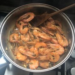 A picture of My Peri-Peri Prawns.