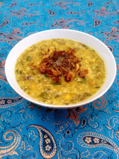 عکسی از دستور آش سبزی شیرازی