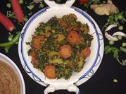 A picture of mustard leaf